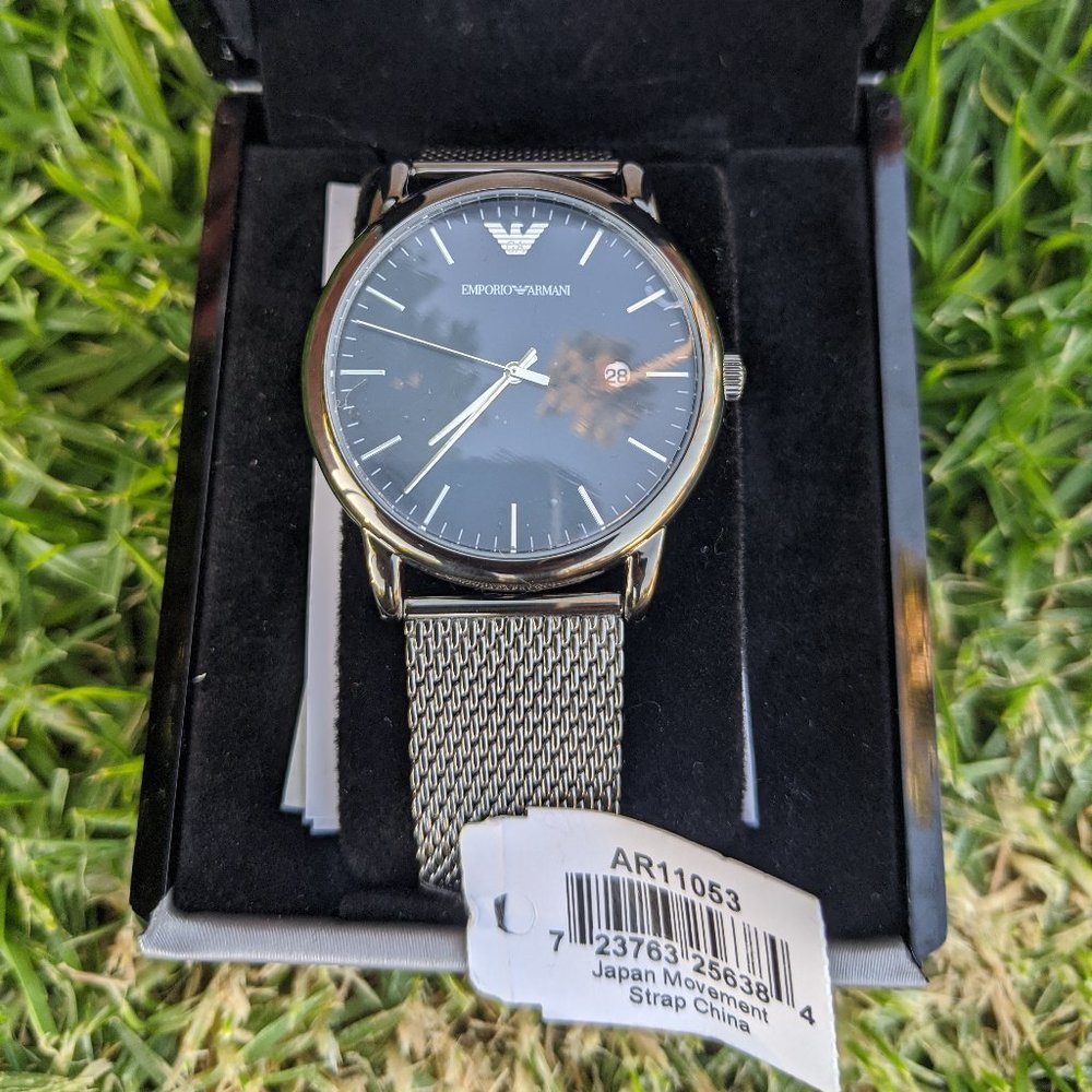 Emporio Armani Quartz Blue Dial Men's Watch